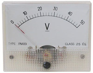 50 VDC PANEL METER