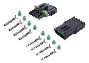 4-CONDUCTOR WEATHER PACK CONNECTOR KIT, 20-18 GA